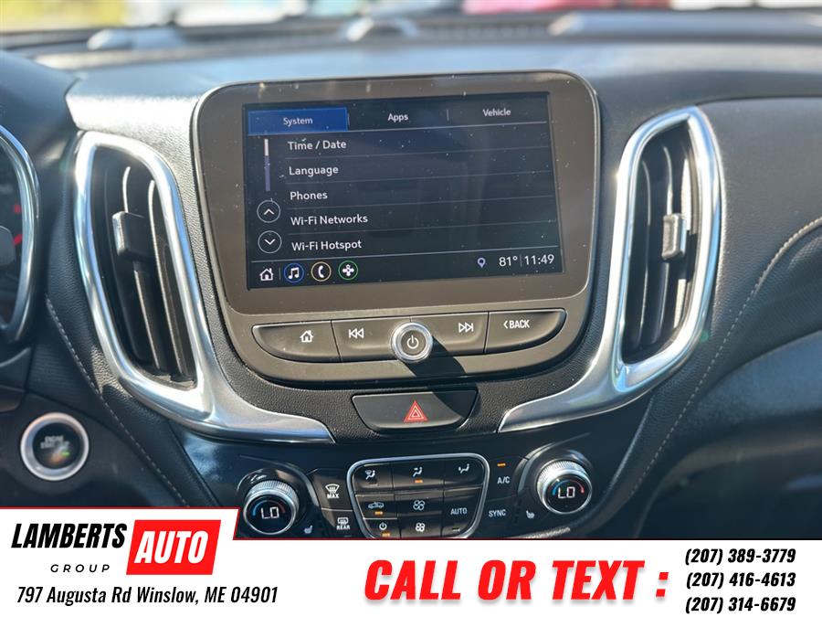 2020 Chevrolet Equinox PREMIER, available for sale in Winslow, Maine | Lamberts Auto Group LLC. Winslow, Maine 2020 Chevrolet Equinox PREMIER, available for sale in Winslow, Maine | Lamberts Auto Group LLC. Winslow, Maine