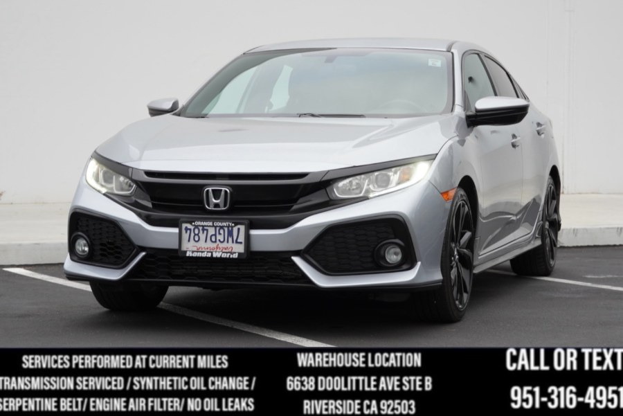 2017 Honda Civic Sport Hatchback Sport (BACK UP CAM) (BLUETOOTH), available for sale in Riverside, California | Big Timin Motors LLC. Riverside, California 2017 Honda Civic Sport Hatchback Sport (BACK UP CAM) (BLUETOOTH), available for sale in Riverside, California | Big Timin Motors LLC. Riverside, California