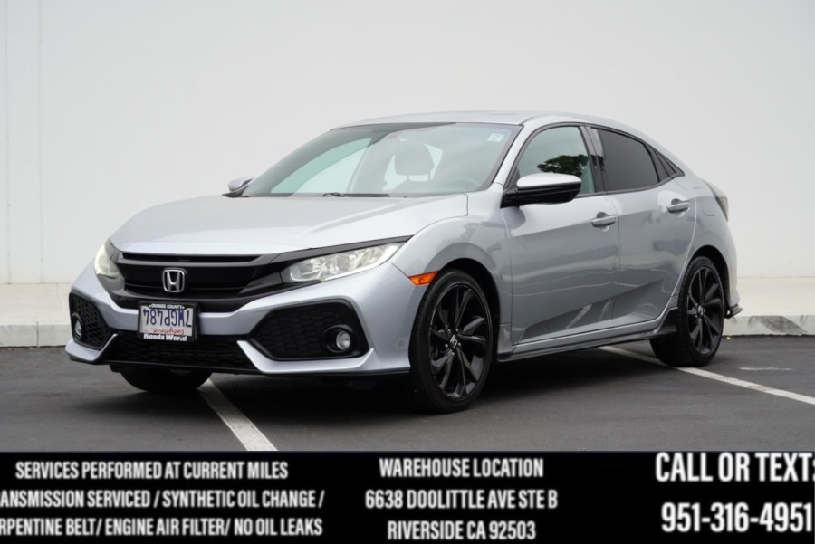 2017 Honda Civic Sport Hatchback Sport (BACK UP CAM) (BLUETOOTH), available for sale in Riverside, California | Big Timin Motors LLC. Riverside, California 2017 Honda Civic Sport Hatchback Sport (BACK UP CAM) (BLUETOOTH), available for sale in Riverside, California | Big Timin Motors LLC. Riverside, California