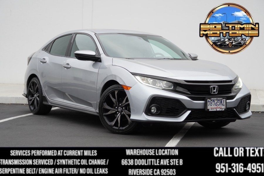 2017 Honda Civic Sport Hatchback Sport (BACK UP CAM) (BLUETOOTH), available for sale in Riverside, California | Big Timin Motors LLC. Riverside, California 2017 Honda Civic Sport Hatchback Sport (BACK UP CAM) (BLUETOOTH), available for sale in Riverside, California | Big Timin Motors LLC. Riverside, California