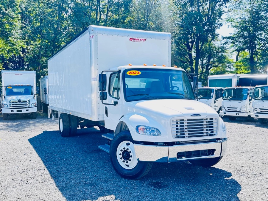 2023 Freightliner M2 106 26FT BOX TRUCK + CUMMINS + LIFT GATE + NO CDL, available for sale in South Amboy, New Jersey | NJ Truck Spot. South Amboy, New Jersey 2023 Freightliner M2 106 26FT BOX TRUCK + CUMMINS + LIFT GATE + NO CDL, available for sale in South Amboy, New Jersey | NJ Truck Spot. South Amboy, New Jersey