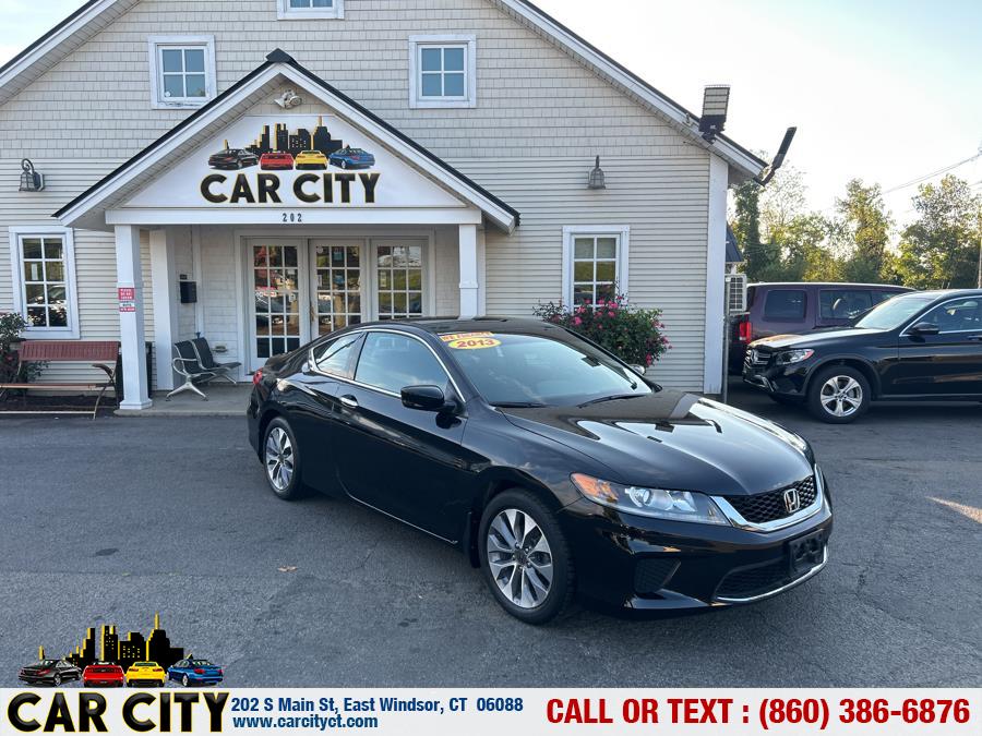 2013 Honda Accord Cpe 2dr I4 Auto LX-S, available for sale in East Windsor, Connecticut | Car City LLC. East Windsor, Connecticut 2013 Honda Accord Cpe 2dr I4 Auto LX-S, available for sale in East Windsor, Connecticut | Car City LLC. East Windsor, Connecticut