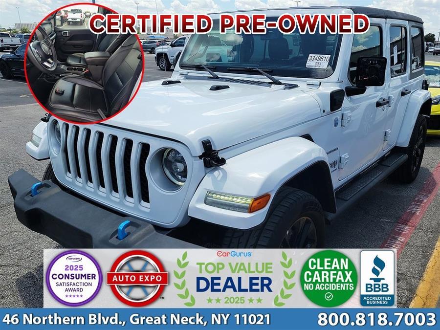 2023 Jeep Wrangler Sahara 4xe, available for sale in Great Neck, New York | Auto Expo. Great Neck, New York
