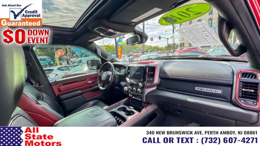 2019 Ram 1500 Rebel 4x4 Crew Cab 5''7" Box, available for sale in Perth Amboy, New Jersey | All State Motor Inc. Perth Amboy, New Jersey 2019 Ram 1500 Rebel 4x4 Crew Cab 5''7" Box, available for sale in Perth Amboy, New Jersey | All State Motor Inc. Perth Amboy, New Jersey