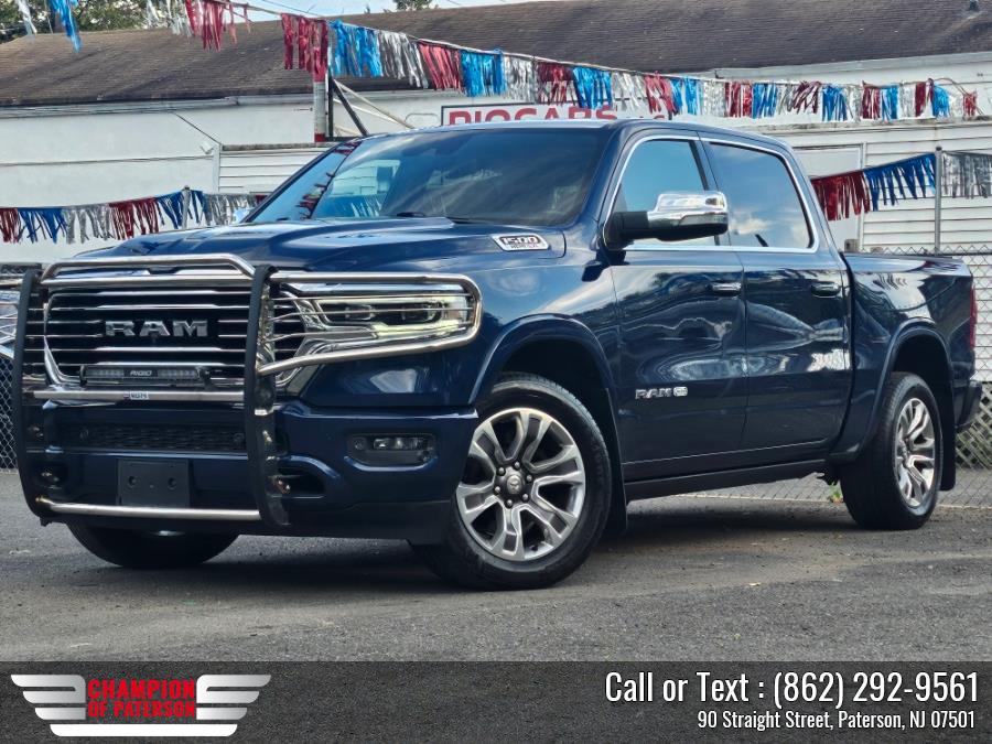 2022 Ram 1500 Limited Longhorn 4x4 Crew Cab 5''7" Box, available for sale in Paterson, New Jersey | Champion of Paterson. Paterson, New Jersey 2022 Ram 1500 Limited Longhorn 4x4 Crew Cab 5''7" Box, available for sale in Paterson, New Jersey | Champion of Paterson. Paterson, New Jersey