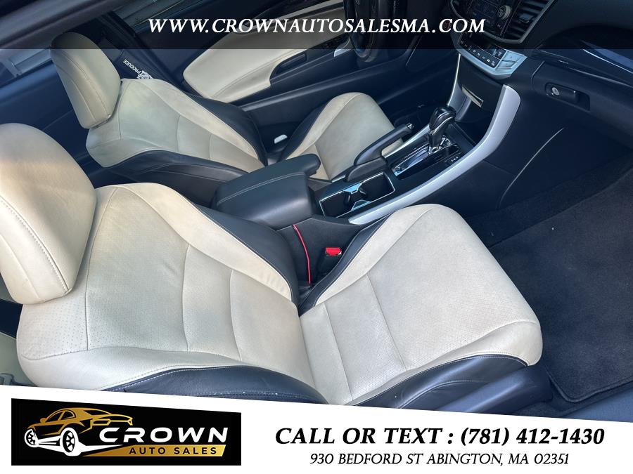 2014 Honda Accord Coupe 2dr V6 Auto EX-L w/Navi, available for sale in Abington, Massachusetts | Crown Auto Sales. Abington, Massachusetts 2014 Honda Accord Coupe 2dr V6 Auto EX-L w/Navi, available for sale in Abington, Massachusetts | Crown Auto Sales. Abington, Massachusetts