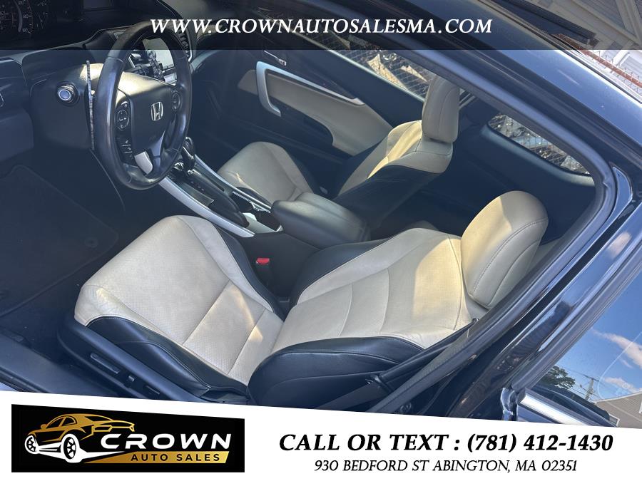 2014 Honda Accord Coupe 2dr V6 Auto EX-L w/Navi, available for sale in Abington, Massachusetts | Crown Auto Sales. Abington, Massachusetts 2014 Honda Accord Coupe 2dr V6 Auto EX-L w/Navi, available for sale in Abington, Massachusetts | Crown Auto Sales. Abington, Massachusetts
