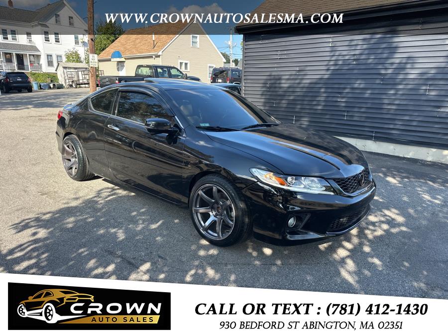 2014 Honda Accord Coupe 2dr V6 Auto EX-L w/Navi, available for sale in Abington, Massachusetts | Crown Auto Sales. Abington, Massachusetts 2014 Honda Accord Coupe 2dr V6 Auto EX-L w/Navi, available for sale in Abington, Massachusetts | Crown Auto Sales. Abington, Massachusetts