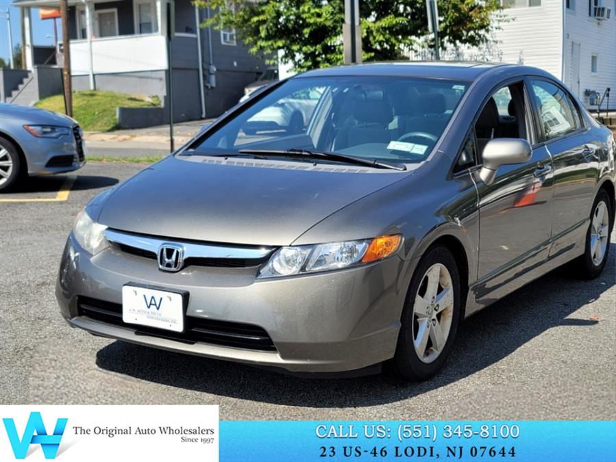 2008 Honda Civic Sdn 4dr Auto EX, available for sale in Lodi, New Jersey | AW Auto & Truck Wholesalers, Inc. Lodi, New Jersey 2008 Honda Civic Sdn 4dr Auto EX, available for sale in Lodi, New Jersey | AW Auto & Truck Wholesalers, Inc. Lodi, New Jersey