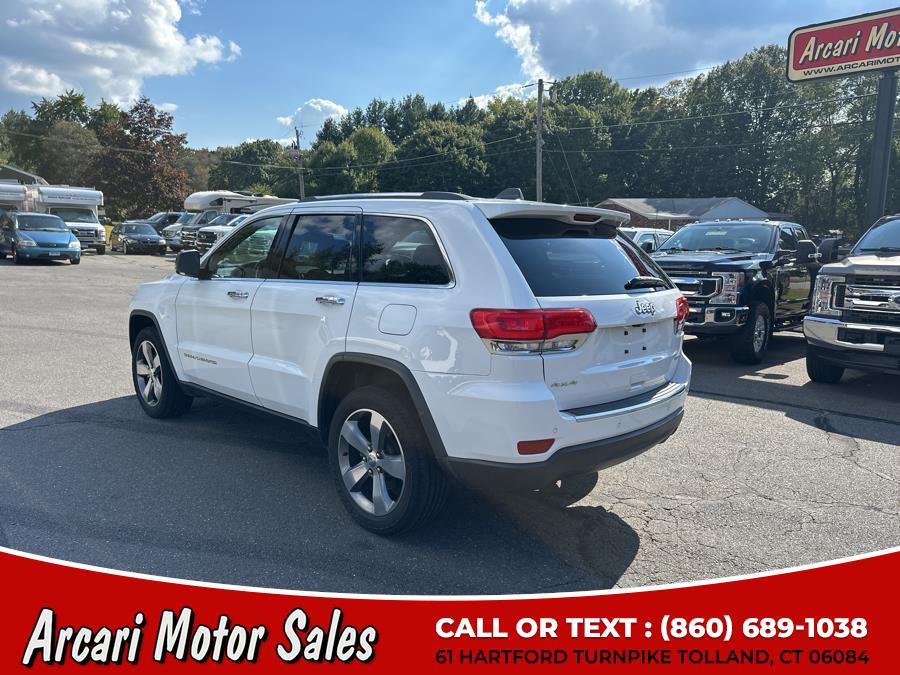 2015 Jeep Grand Cherokee 4WD 4dr Limited, available for sale in Tolland, Connecticut | Arcari Motor Sales. Tolland, Connecticut 2015 Jeep Grand Cherokee 4WD 4dr Limited, available for sale in Tolland, Connecticut | Arcari Motor Sales. Tolland, Connecticut