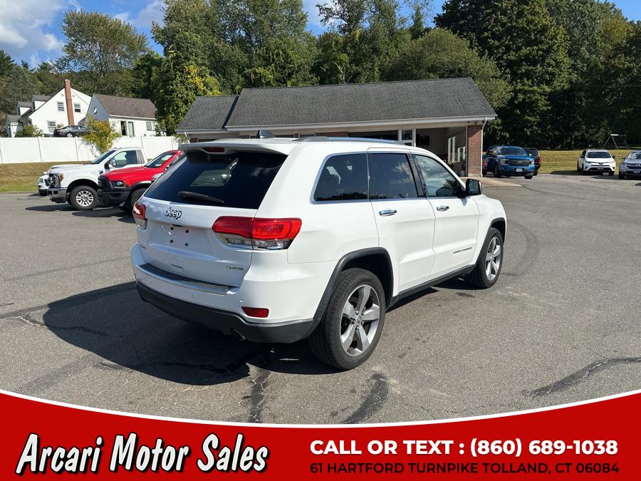 2015 Jeep Grand Cherokee 4WD 4dr Limited, available for sale in Tolland, Connecticut | Arcari Motor Sales. Tolland, Connecticut 2015 Jeep Grand Cherokee 4WD 4dr Limited, available for sale in Tolland, Connecticut | Arcari Motor Sales. Tolland, Connecticut