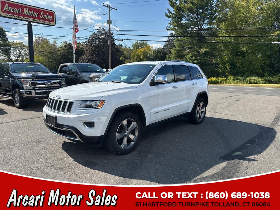 2015 Jeep Grand Cherokee 4WD 4dr Limited, available for sale in Tolland, Connecticut | Arcari Motor Sales. Tolland, Connecticut 2015 Jeep Grand Cherokee 4WD 4dr Limited, available for sale in Tolland, Connecticut | Arcari Motor Sales. Tolland, Connecticut