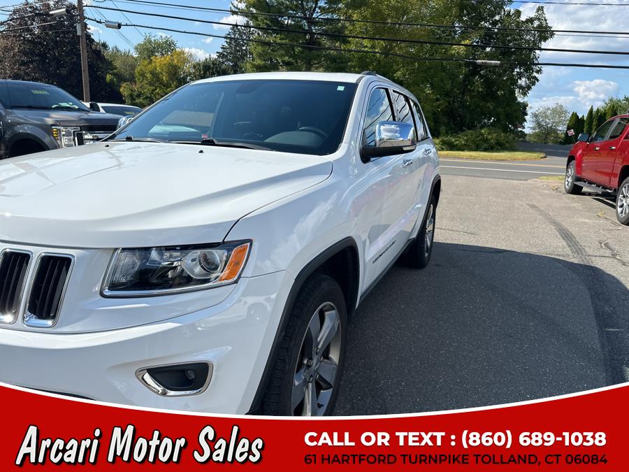 2015 Jeep Grand Cherokee 4WD 4dr Limited, available for sale in Tolland, Connecticut | Arcari Motor Sales. Tolland, Connecticut 2015 Jeep Grand Cherokee 4WD 4dr Limited, available for sale in Tolland, Connecticut | Arcari Motor Sales. Tolland, Connecticut