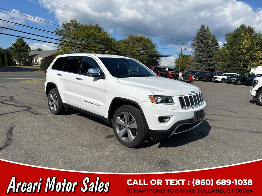 2015 Jeep Grand Cherokee 4WD 4dr Limited, available for sale in Tolland, Connecticut | Arcari Motor Sales. Tolland, Connecticut 2015 Jeep Grand Cherokee 4WD 4dr Limited, available for sale in Tolland, Connecticut | Arcari Motor Sales. Tolland, Connecticut
