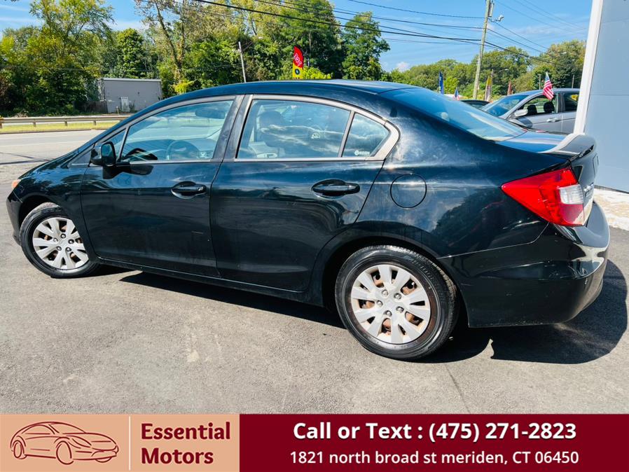 2012 Honda Civic Sdn 4dr Auto LX PZEV, available for sale in Meriden, Connecticut | Essential Motors. Meriden, Connecticut 2012 Honda Civic Sdn 4dr Auto LX PZEV, available for sale in Meriden, Connecticut | Essential Motors. Meriden, Connecticut