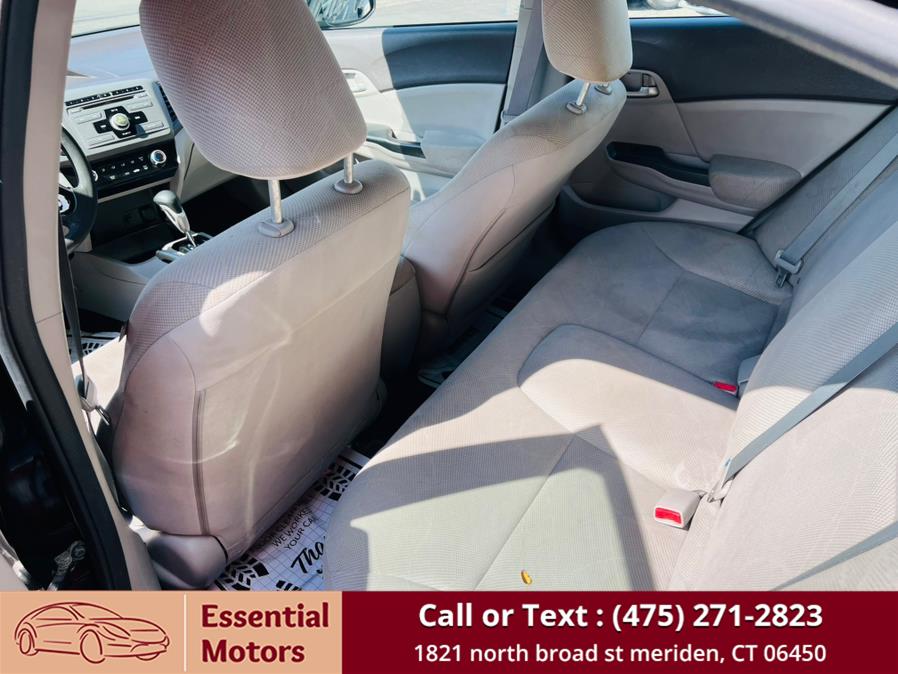 2012 Honda Civic Sdn 4dr Auto LX PZEV, available for sale in Meriden, Connecticut | Essential Motors. Meriden, Connecticut 2012 Honda Civic Sdn 4dr Auto LX PZEV, available for sale in Meriden, Connecticut | Essential Motors. Meriden, Connecticut