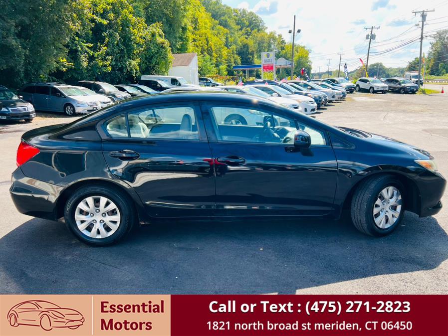 2012 Honda Civic Sdn 4dr Auto LX PZEV, available for sale in Meriden, Connecticut | Essential Motors. Meriden, Connecticut 2012 Honda Civic Sdn 4dr Auto LX PZEV, available for sale in Meriden, Connecticut | Essential Motors. Meriden, Connecticut