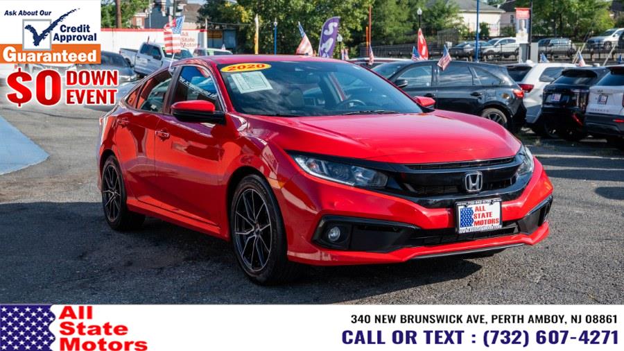 2020 Honda Civic Sedan Sport CVT, available for sale in Perth Amboy, New Jersey | All State Motor Inc. Perth Amboy, New Jersey 2020 Honda Civic Sedan Sport CVT, available for sale in Perth Amboy, New Jersey | All State Motor Inc. Perth Amboy, New Jersey