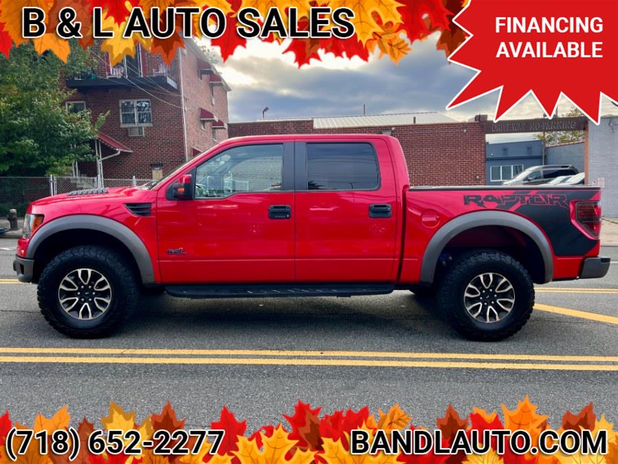 2012 Ford F-150 4WD SuperCrew 145" SVT Raptor, available for sale in Bronx, New York | B & L Auto Sales LLC. Bronx, New York 2012 Ford F-150 4WD SuperCrew 145" SVT Raptor, available for sale in Bronx, New York | B & L Auto Sales LLC. Bronx, New York