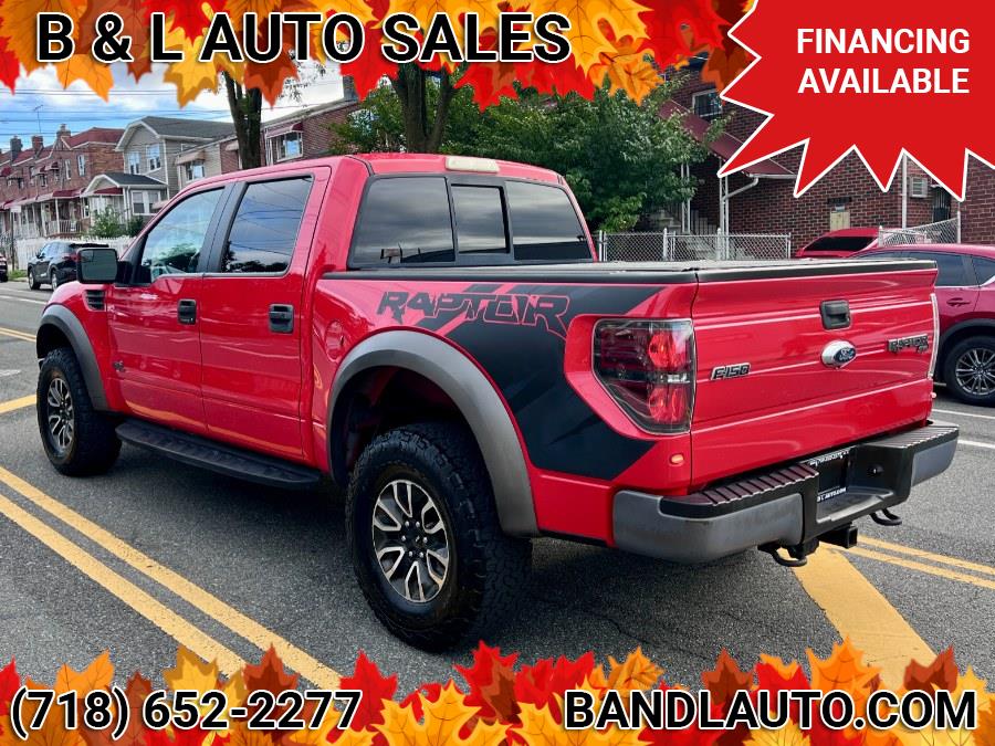 2012 Ford F-150 4WD SuperCrew 145" SVT Raptor, available for sale in Bronx, New York | B & L Auto Sales LLC. Bronx, New York 2012 Ford F-150 4WD SuperCrew 145" SVT Raptor, available for sale in Bronx, New York | B & L Auto Sales LLC. Bronx, New York