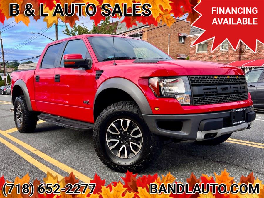 2012 Ford F-150 4WD SuperCrew 145" SVT Raptor, available for sale in Bronx, New York | B & L Auto Sales LLC. Bronx, New York 2012 Ford F-150 4WD SuperCrew 145" SVT Raptor, available for sale in Bronx, New York | B & L Auto Sales LLC. Bronx, New York