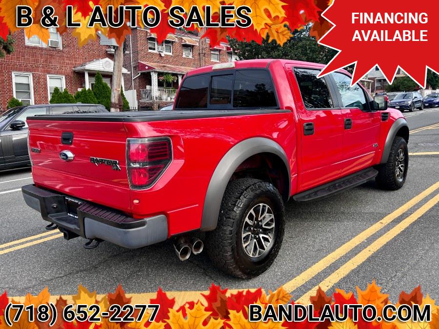2012 Ford F-150 4WD SuperCrew 145" SVT Raptor, available for sale in Bronx, New York | B & L Auto Sales LLC. Bronx, New York 2012 Ford F-150 4WD SuperCrew 145" SVT Raptor, available for sale in Bronx, New York | B & L Auto Sales LLC. Bronx, New York
