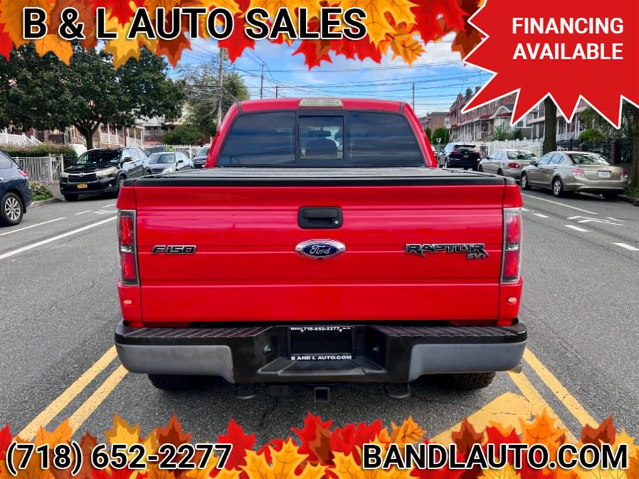 2012 Ford F-150 4WD SuperCrew 145" SVT Raptor, available for sale in Bronx, New York | B & L Auto Sales LLC. Bronx, New York 2012 Ford F-150 4WD SuperCrew 145" SVT Raptor, available for sale in Bronx, New York | B & L Auto Sales LLC. Bronx, New York