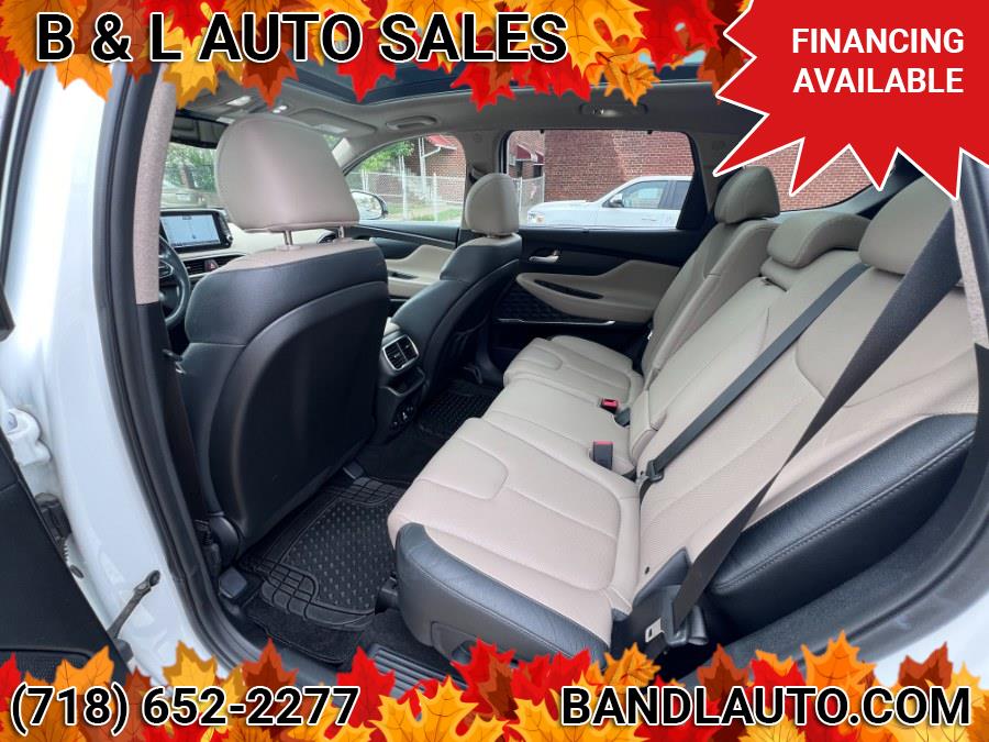 2019 Hyundai Santa Fe Ultimate 2.0T Auto AWD, available for sale in Bronx, New York | B & L Auto Sales LLC. Bronx, New York 2019 Hyundai Santa Fe Ultimate 2.0T Auto AWD, available for sale in Bronx, New York | B & L Auto Sales LLC. Bronx, New York
