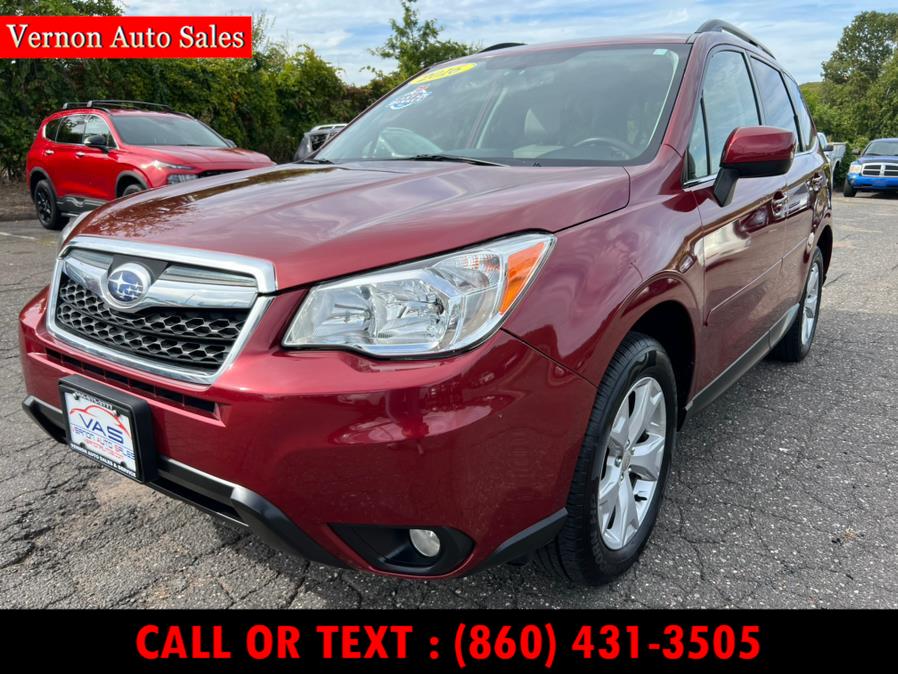 2016 Subaru Forester 4dr CVT 2.5i Limited PZEV, available for sale in Manchester, Connecticut | Vernon Auto Sale & Service. Manchester, Connecticut 2016 Subaru Forester 4dr CVT 2.5i Limited PZEV, available for sale in Manchester, Connecticut | Vernon Auto Sale & Service. Manchester, Connecticut