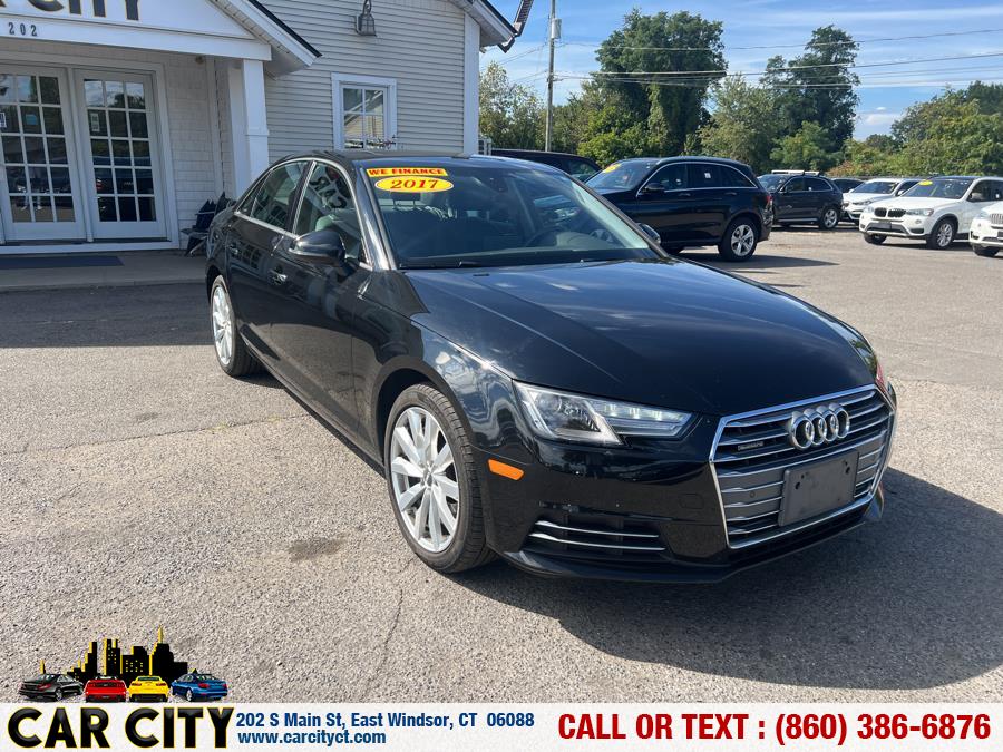 2017 Audi A4 2.0 TFSI Auto Premium quattro AWD, available for sale in East Windsor, Connecticut | Car City LLC. East Windsor, Connecticut 2017 Audi A4 2.0 TFSI Auto Premium quattro AWD, available for sale in East Windsor, Connecticut | Car City LLC. East Windsor, Connecticut