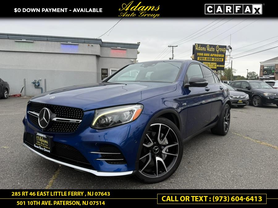 2018 Mercedes-Benz AMG GLC 43 4MATIC DESIGNO Night Package I Coupe, available for sale in Paterson, New Jersey | Adams Auto Group. Paterson, New Jersey 2018 Mercedes-Benz AMG GLC 43 4MATIC DESIGNO Night Package I Coupe, available for sale in Paterson, New Jersey | Adams Auto Group. Paterson, New Jersey