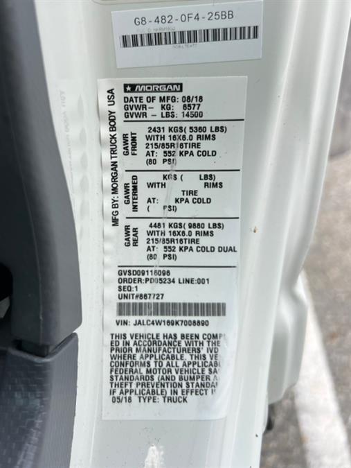 2019 Isuzu NPR-HD 16FT BOX TRUCK, available for sale in Paterson, New Jersey | Speedway Commercial Motors LLC. Paterson, New Jersey 2019 Isuzu NPR-HD 16FT BOX TRUCK, available for sale in Paterson, New Jersey | Speedway Commercial Motors LLC. Paterson, New Jersey