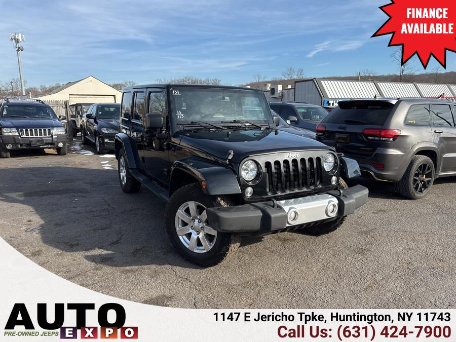 2015 Jeep Wrangler Unlimited 4WD 4dr Sahara, available for sale in Huntington, New York | Auto Expo. Huntington, New York 2015 Jeep Wrangler Unlimited 4WD 4dr Sahara, available for sale in Huntington, New York | Auto Expo. Huntington, New York