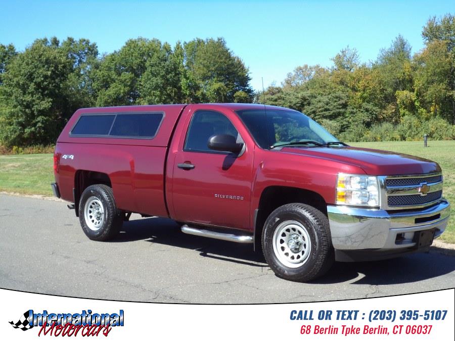 2013 Chevrolet Silverado 1500 4WD Reg Cab 133.0" Work Truck, available for sale in Berlin, Connecticut | International Motorcars llc. Berlin, Connecticut 2013 Chevrolet Silverado 1500 4WD Reg Cab 133.0" Work Truck, available for sale in Berlin, Connecticut | International Motorcars llc. Berlin, Connecticut