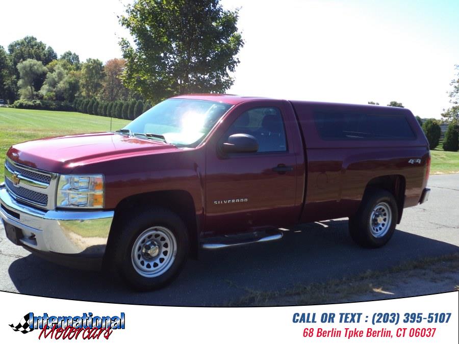 2013 Chevrolet Silverado 1500 4WD Reg Cab 133.0" Work Truck, available for sale in Berlin, Connecticut | International Motorcars llc. Berlin, Connecticut 2013 Chevrolet Silverado 1500 4WD Reg Cab 133.0" Work Truck, available for sale in Berlin, Connecticut | International Motorcars llc. Berlin, Connecticut