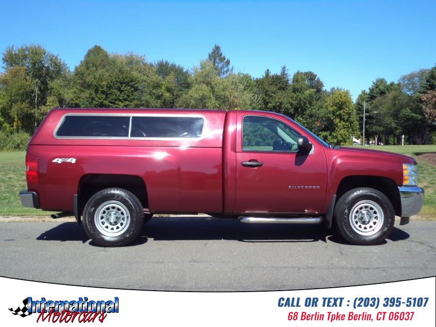 2013 Chevrolet Silverado 1500 4WD Reg Cab 133.0" Work Truck, available for sale in Berlin, Connecticut | International Motorcars llc. Berlin, Connecticut 2013 Chevrolet Silverado 1500 4WD Reg Cab 133.0" Work Truck, available for sale in Berlin, Connecticut | International Motorcars llc. Berlin, Connecticut