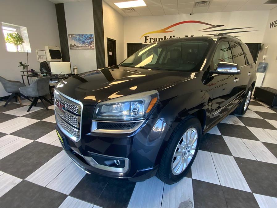 2015 GMC Acadia AWD 4dr Denali, available for sale in Hartford, Connecticut | Franklin Motors Auto Sales LLC. Hartford, Connecticut 2015 GMC Acadia AWD 4dr Denali, available for sale in Hartford, Connecticut | Franklin Motors Auto Sales LLC. Hartford, Connecticut