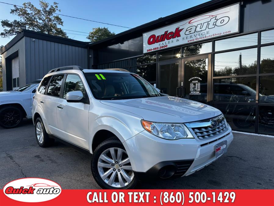 2011 Subaru Forester 4dr Auto 2.5X Premium w/All-Weather Pkg, available for sale in Bristol, Connecticut | Quick Auto LLC. Bristol, Connecticut 2011 Subaru Forester 4dr Auto 2.5X Premium w/All-Weather Pkg, available for sale in Bristol, Connecticut | Quick Auto LLC. Bristol, Connecticut