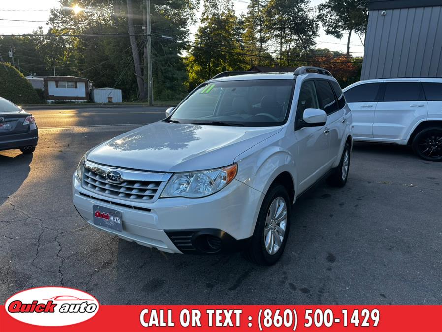 2011 Subaru Forester 4dr Auto 2.5X Premium w/All-Weather Pkg, available for sale in Bristol, Connecticut | Quick Auto LLC. Bristol, Connecticut 2011 Subaru Forester 4dr Auto 2.5X Premium w/All-Weather Pkg, available for sale in Bristol, Connecticut | Quick Auto LLC. Bristol, Connecticut