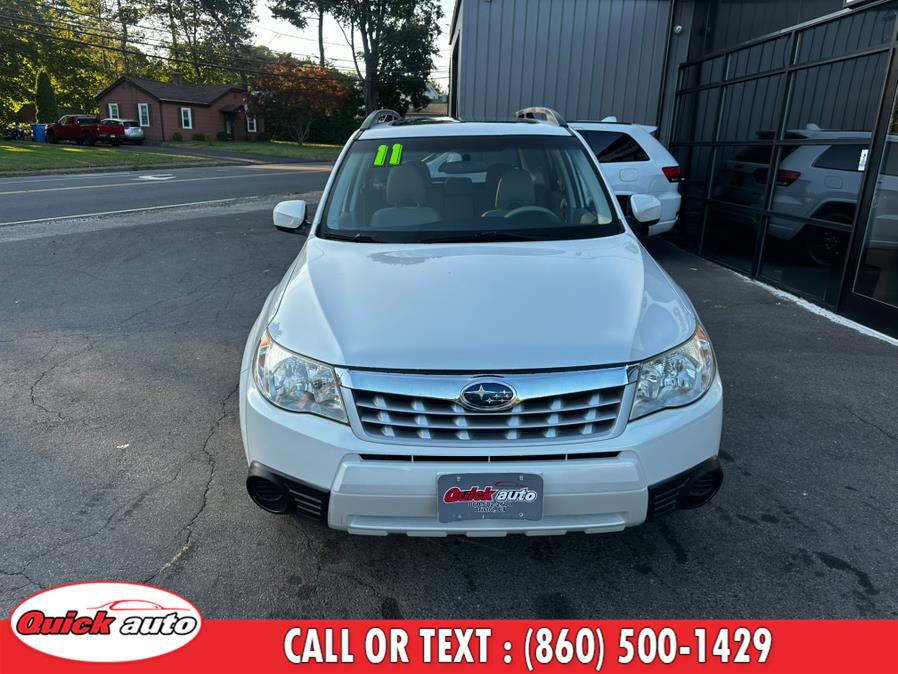 2011 Subaru Forester 4dr Auto 2.5X Premium w/All-Weather Pkg, available for sale in Bristol, Connecticut | Quick Auto LLC. Bristol, Connecticut 2011 Subaru Forester 4dr Auto 2.5X Premium w/All-Weather Pkg, available for sale in Bristol, Connecticut | Quick Auto LLC. Bristol, Connecticut