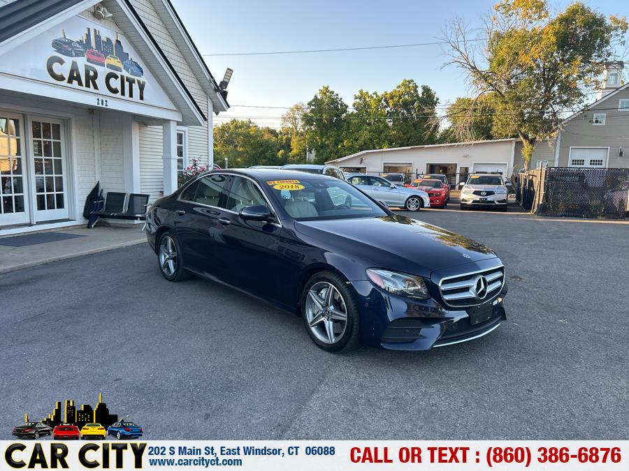 2018 Mercedes-Benz E-Class E 300 4MATIC Sedan, available for sale in East Windsor, Connecticut | Car City LLC. East Windsor, Connecticut 2018 Mercedes-Benz E-Class E 300 4MATIC Sedan, available for sale in East Windsor, Connecticut | Car City LLC. East Windsor, Connecticut
