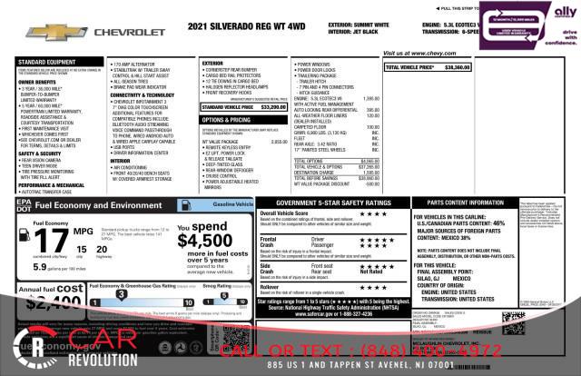 2021 Chevrolet Silverado 1500 Work Truck 4WD REG CAB 140'', available for sale in Avenel, New Jersey | Car Revolution. Avenel, New Jersey 2021 Chevrolet Silverado 1500 Work Truck 4WD REG CAB 140'', available for sale in Avenel, New Jersey | Car Revolution. Avenel, New Jersey