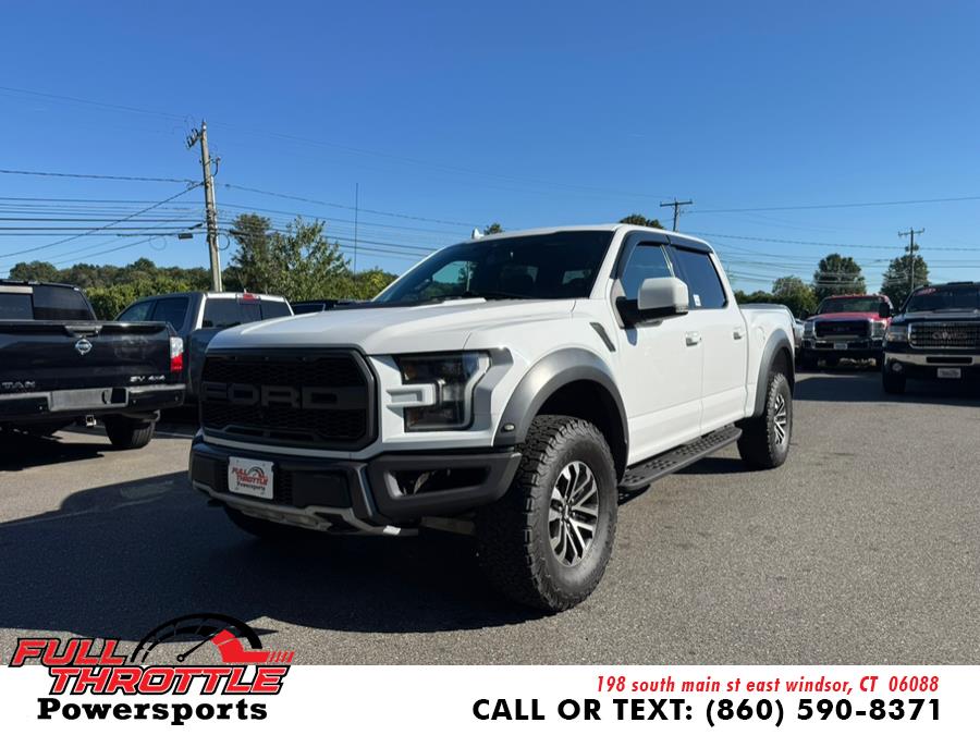 2019 Ford F-150 Raptor 4WD SuperCrew 5.5'' Box, available for sale in East Windsor, Connecticut | Full Throttle Power Sports LLC. East Windsor, Connecticut 2019 Ford F-150 Raptor 4WD SuperCrew 5.5'' Box, available for sale in East Windsor, Connecticut | Full Throttle Power Sports LLC. East Windsor, Connecticut