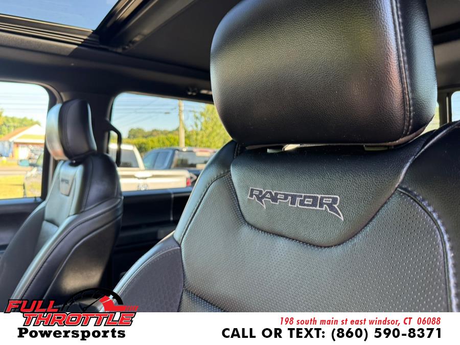 2019 Ford F-150 Raptor 4WD SuperCrew 5.5'' Box, available for sale in East Windsor, Connecticut | Full Throttle Power Sports LLC. East Windsor, Connecticut 2019 Ford F-150 Raptor 4WD SuperCrew 5.5'' Box, available for sale in East Windsor, Connecticut | Full Throttle Power Sports LLC. East Windsor, Connecticut