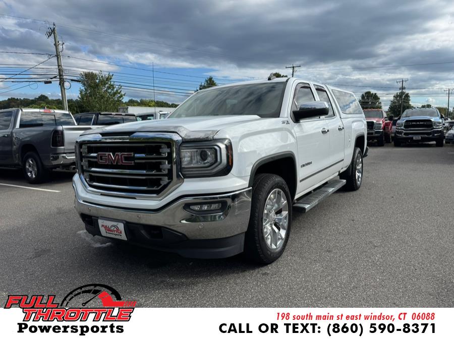 2017 GMC Sierra 1500 4WD Double Cab 143.5" SLT, available for sale in East Windsor, Connecticut | Full Throttle Power Sports LLC. East Windsor, Connecticut 2017 GMC Sierra 1500 4WD Double Cab 143.5" SLT, available for sale in East Windsor, Connecticut | Full Throttle Power Sports LLC. East Windsor, Connecticut