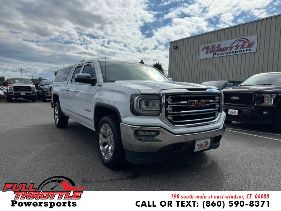 2017 GMC Sierra 1500 4WD Double Cab 143.5" SLT, available for sale in East Windsor, Connecticut | Full Throttle Power Sports LLC. East Windsor, Connecticut 2017 GMC Sierra 1500 4WD Double Cab 143.5" SLT, available for sale in East Windsor, Connecticut | Full Throttle Power Sports LLC. East Windsor, Connecticut