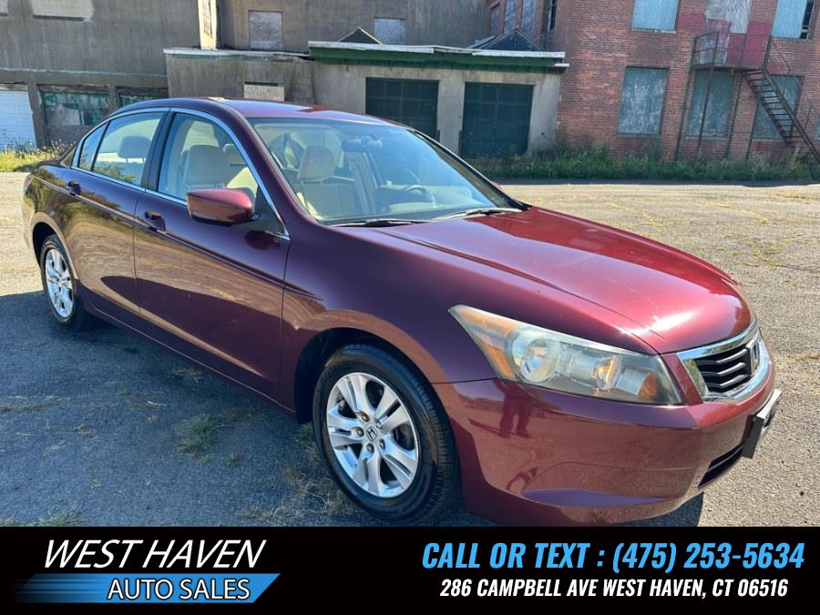2009 Honda Accord Sdn 4dr I4 Auto LX-P PZEV, available for sale in West Haven, Connecticut | West Haven Auto Sales LLC. West Haven, Connecticut 2009 Honda Accord Sdn 4dr I4 Auto LX-P PZEV, available for sale in West Haven, Connecticut | West Haven Auto Sales LLC. West Haven, Connecticut