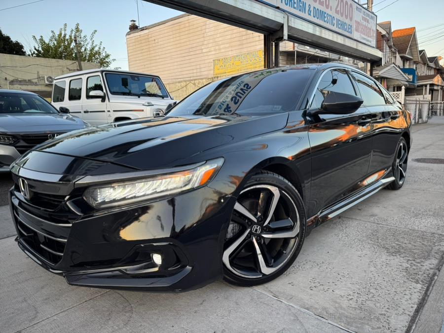 2021 Honda Accord Sedan Sport 1.5T CVT, available for sale in Jamaica, New York | Sunrise Autoland. Jamaica, New York