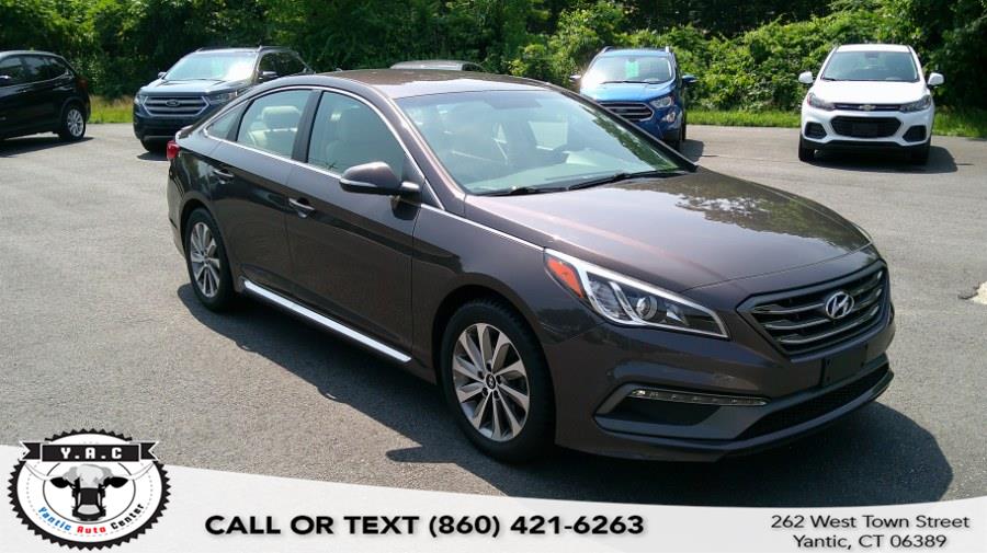 2017 Hyundai Sonata Sport 2.4L PZEV, available for sale in Yantic, Connecticut | Yantic Auto Center. Yantic, Connecticut
