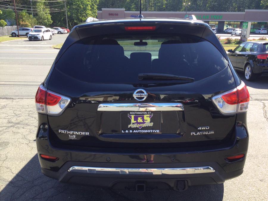 2014 Nissan Pathfinder 4WD 4dr Platnium, available for sale in Plantsville, Connecticut | L&S Automotive LLC. Plantsville, Connecticut 2014 Nissan Pathfinder 4WD 4dr Platnium, available for sale in Plantsville, Connecticut | L&S Automotive LLC. Plantsville, Connecticut